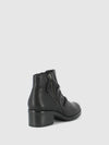 Black Zip Up Ankle Boots